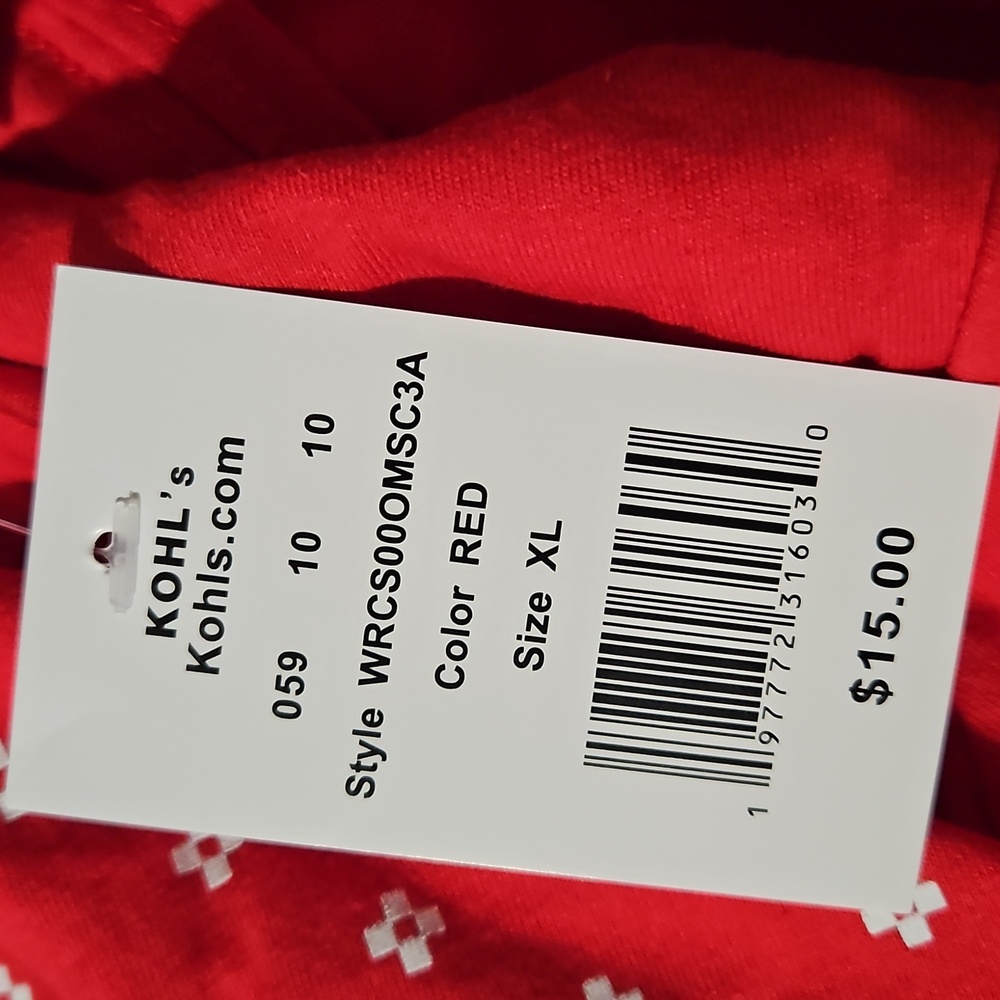 NWT Christmas Story Red Tee Shirt. Size XL - Picture 3 of 4